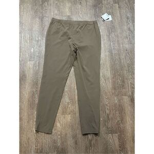 Don Caster collection vintage pull on khaki pants viscose tapered New 14